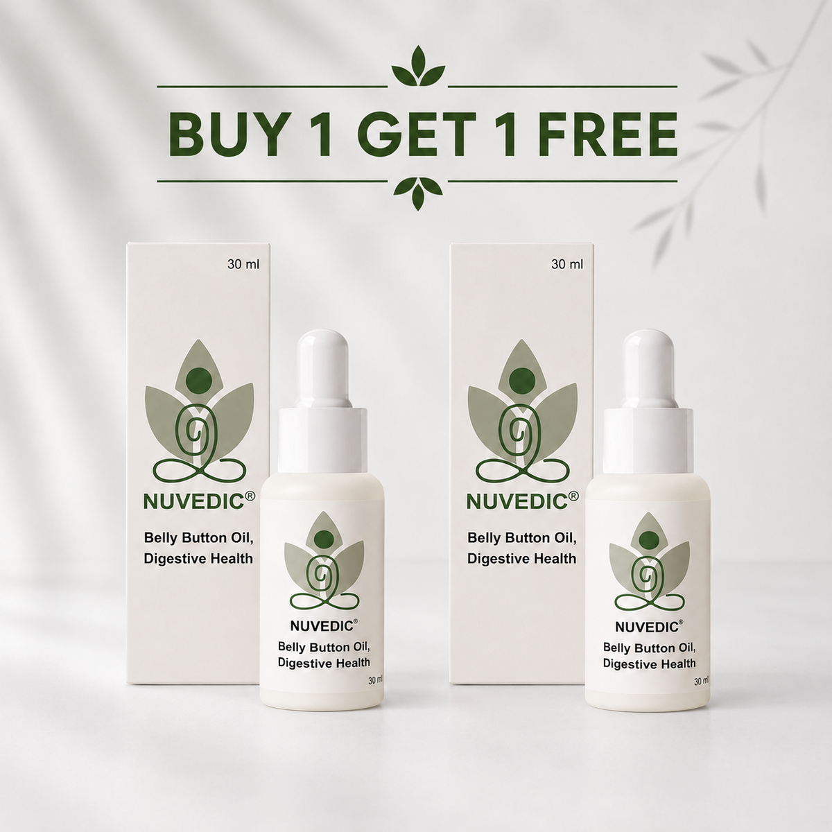 NUVEDIC Belly Button Oil, Digestive Health
