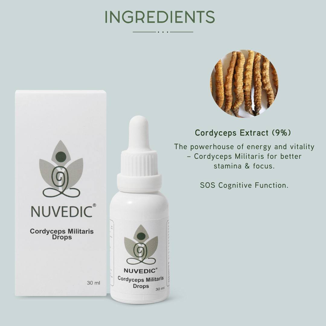 NUVEDIC Cordyceps Militaris Drops