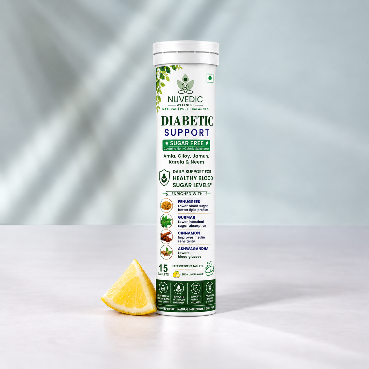 NUVEDIC Diabetic Support Effervescent Tablets