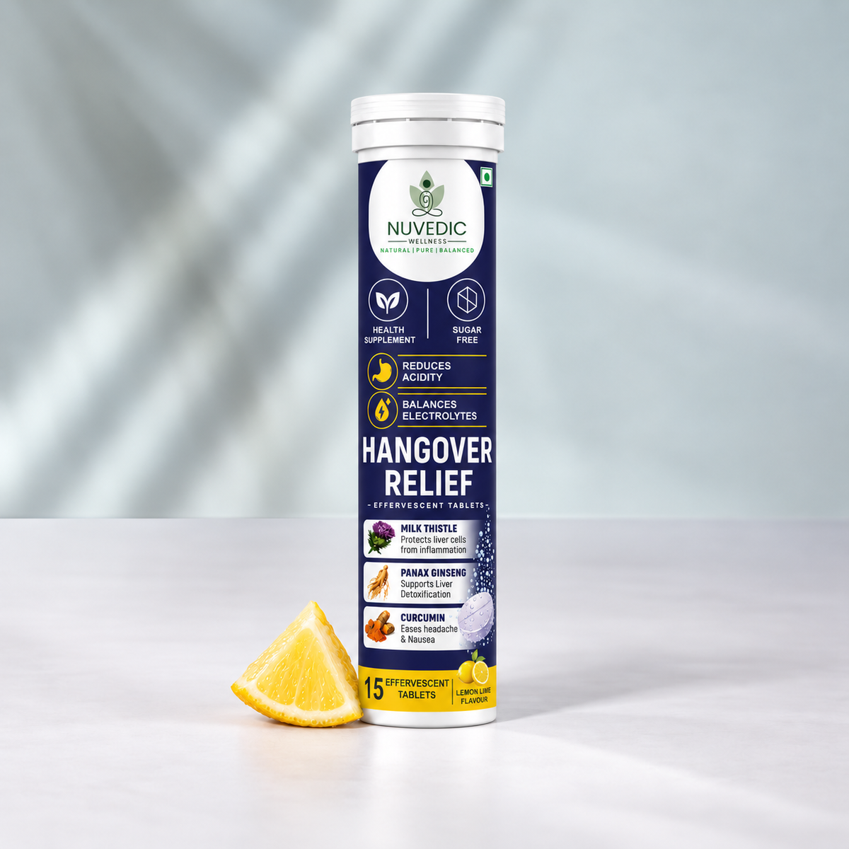NUVEDIC Hangover Relief Effervescent Tablets