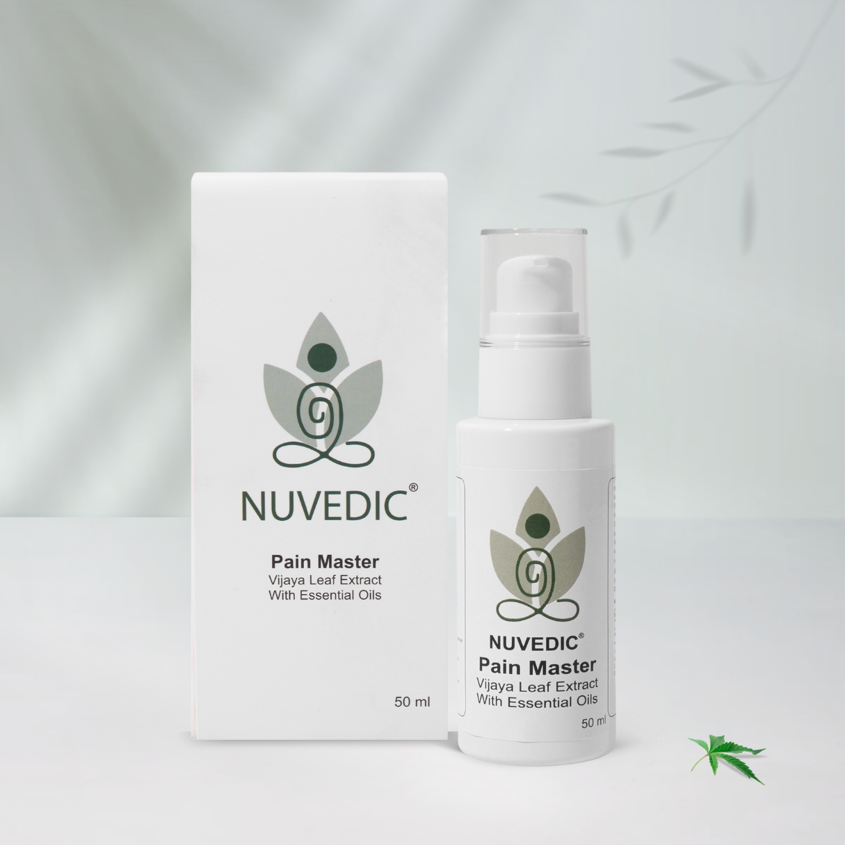 NUVEDIC Pain Master - VIjaya Leaf Extract with Essential Oils - 50 ML