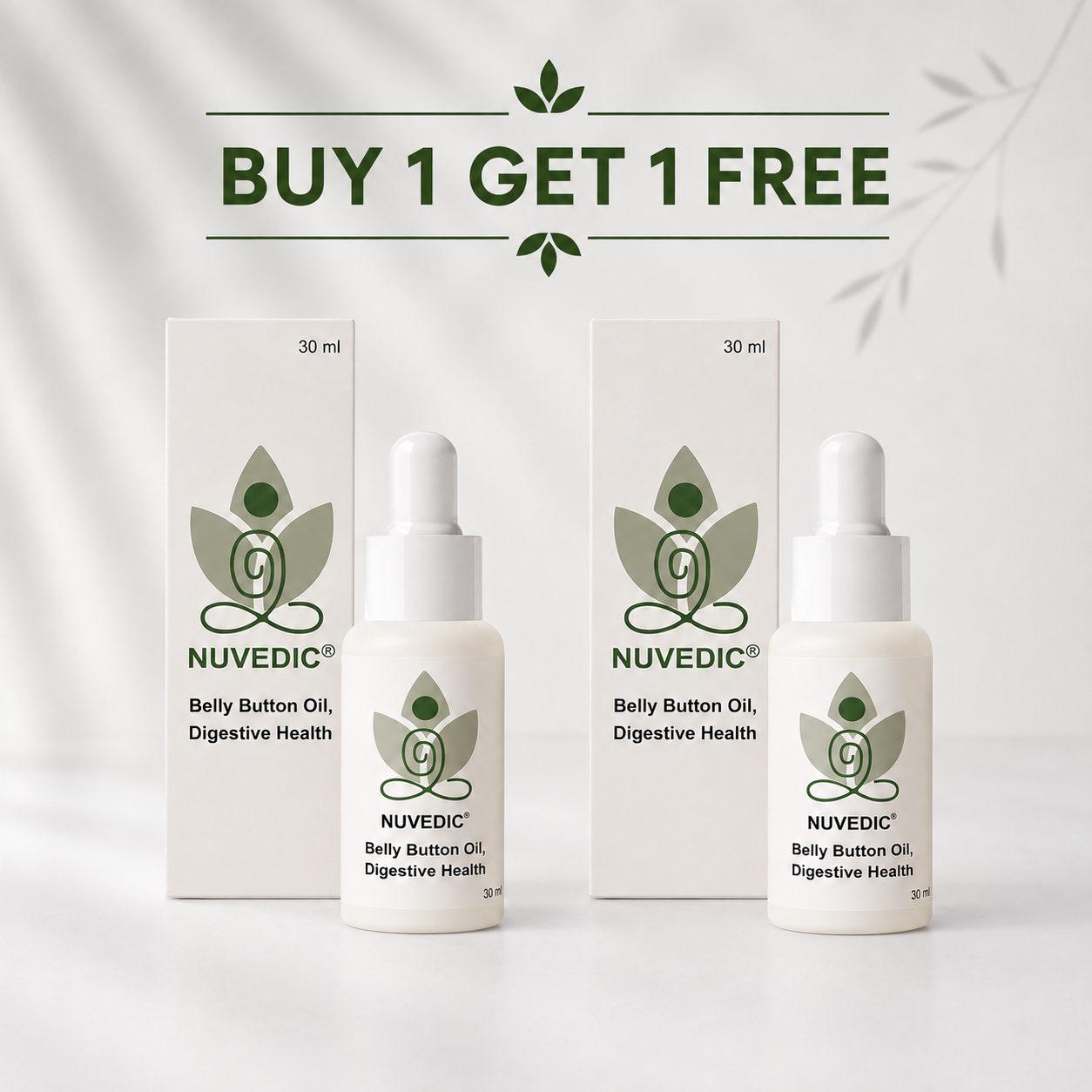 NUVEDIC Belly Button Oil, Digestive Health